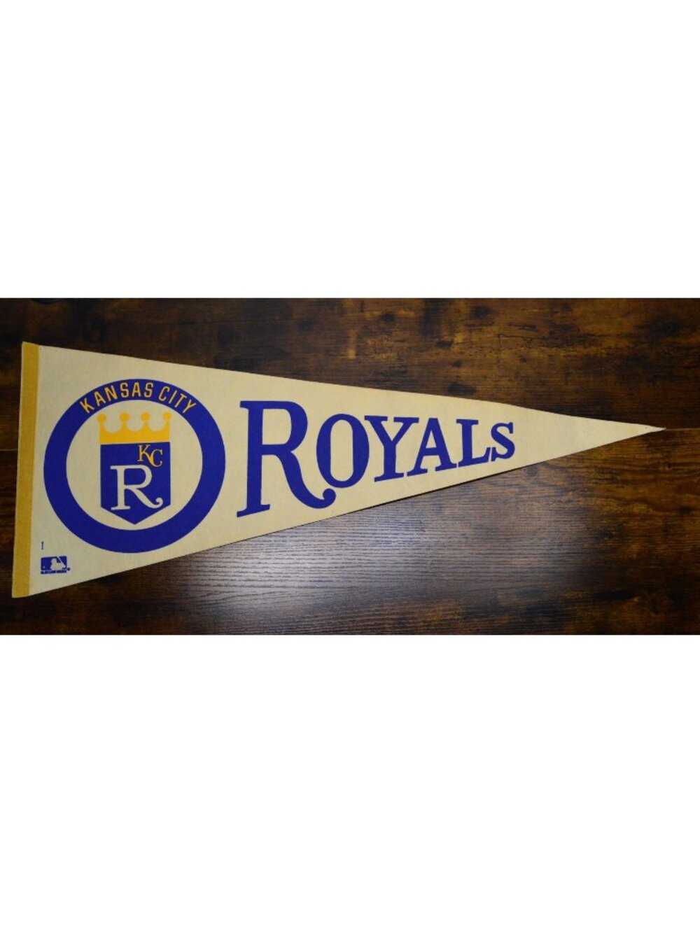 Vintage Kansas City Royals MLB Felt Pennant Collectible Memorabilia 30 inches